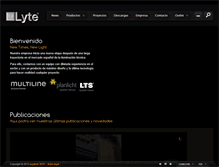 Tablet Screenshot of lyte.es